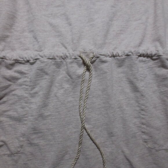 LANDS' END womens DRESS shift TAN cream HEATHERED t-shirt TEE pockets SIZE XL/T - Picture 6 of 12
